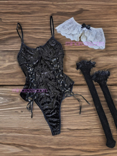 ست بادی و جوراب فانتزی زنانه