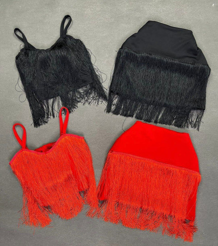 ست تاپ دامن ریشه دار زنانه