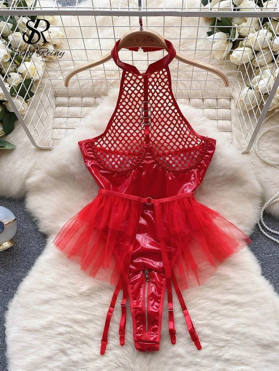 ست بادی و بند جوراب دامنی زنانه