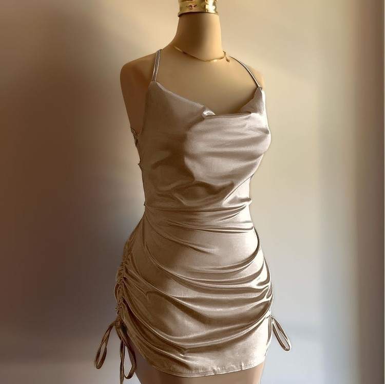 تونیک فانتزی ساتن زنانه