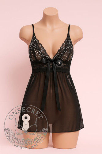 لباس خواب نگیندار زنانه فانتزی