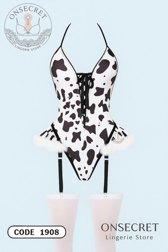 ست جوراب و بادی فانتزی زنانه