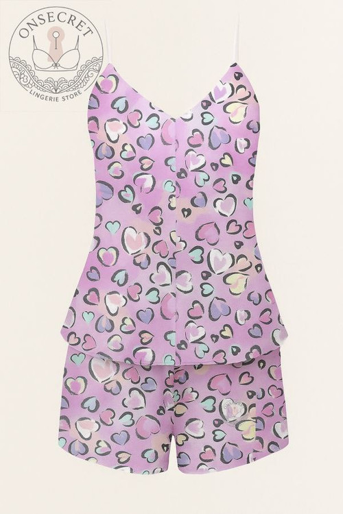 تاپ شورت ساتن زنانه