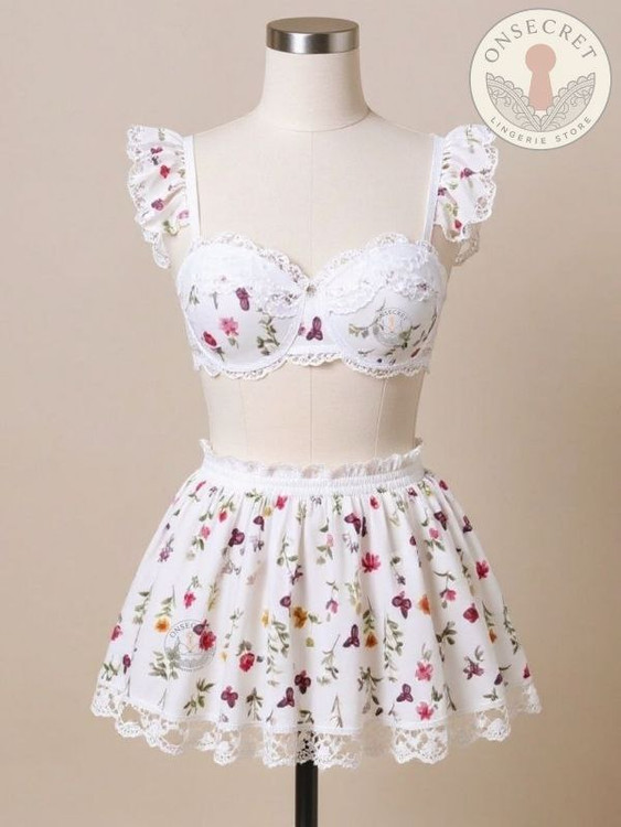 ست سوتین و دامن فانتزی زنانه