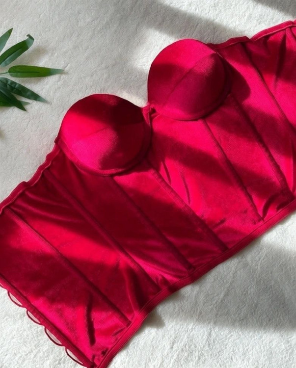 نیمتنه پشت بندی یا کرست فرانسوی زنانه