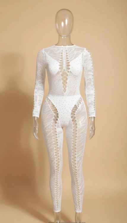 بادی استاکینگ فول بادی نگین دار زنانه