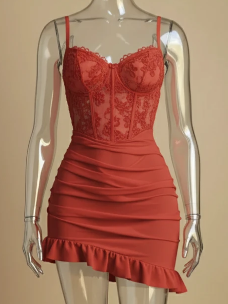 لباس خواب فانتزی زنانه کوتاه