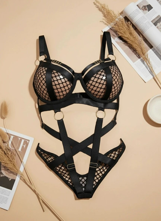 بادی فانتزی استرپ دار زنانه