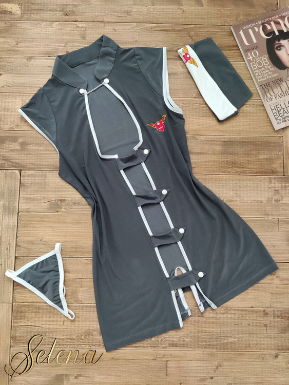 کاستوم مهماندار هواپیما زنانه فانتزی